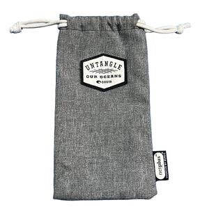 Costa Untangle Our Oceans Grey Drawstring Sunglass Case